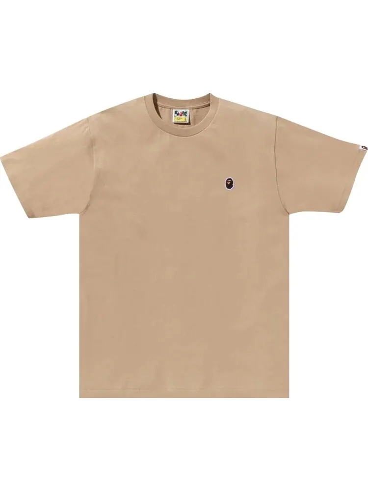 Футболка BAPE Ape Head One Point 'Beige' — изображение 1 из 1, загар