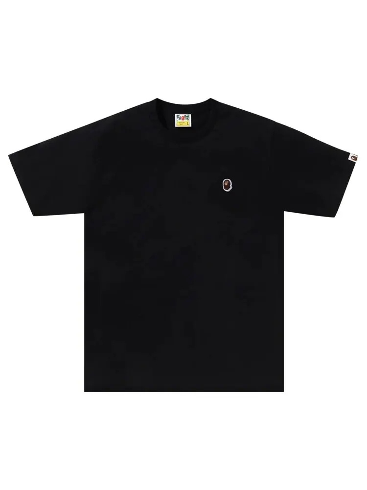 Футболка BAPE Ape Head One Point 'Black' — изображение 1 из 1, черный