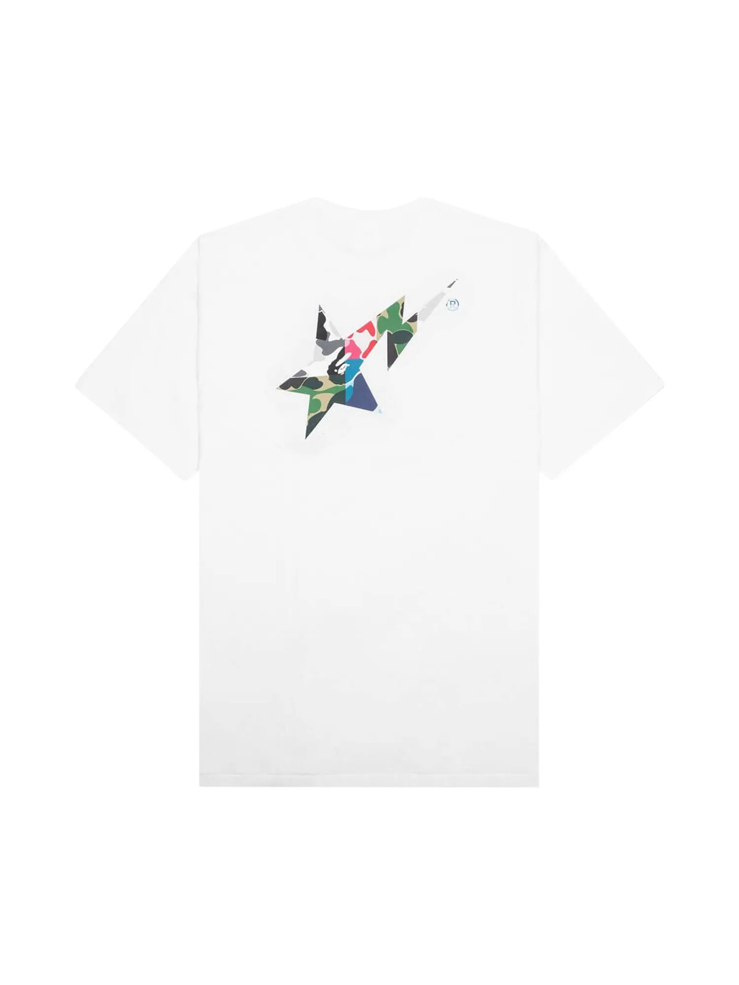 BAPE ABC Камуфляжная футболка Crazy Bape Sta с логотипом — изображение 2 из 2, белый