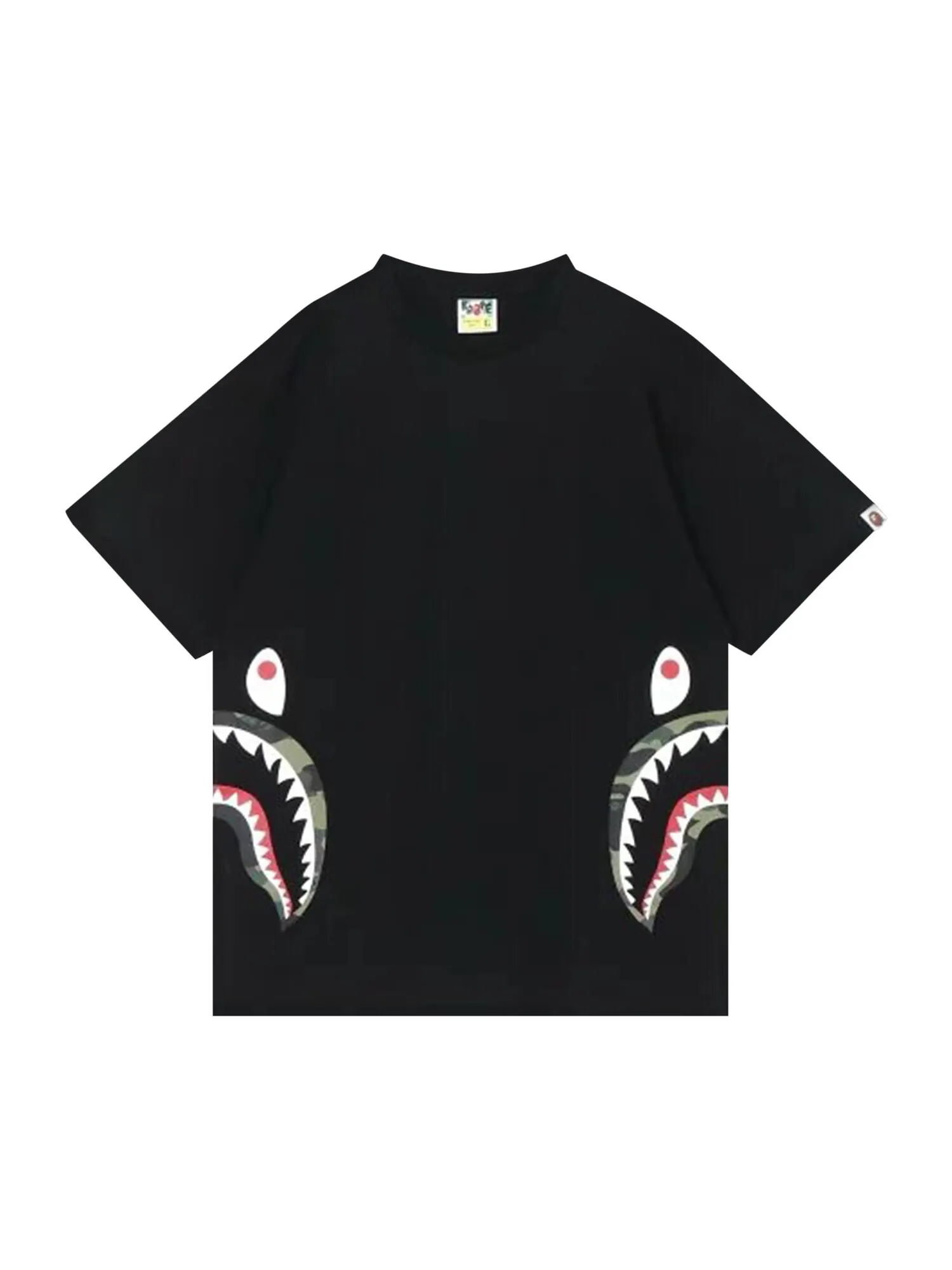 Футболка BAPE 1st Camo Side Shark