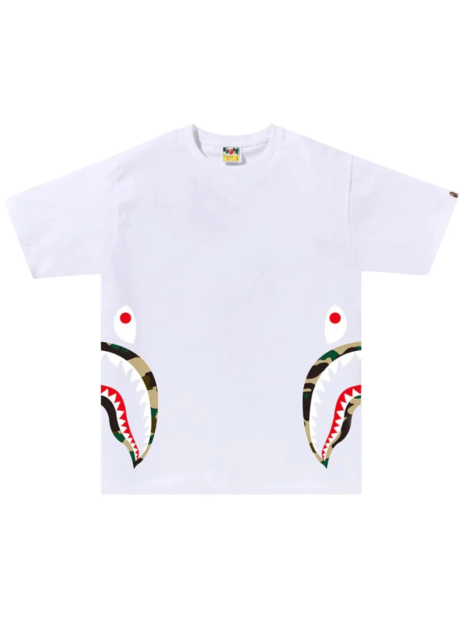 Футболка BAPE 1st Camo Side Shark