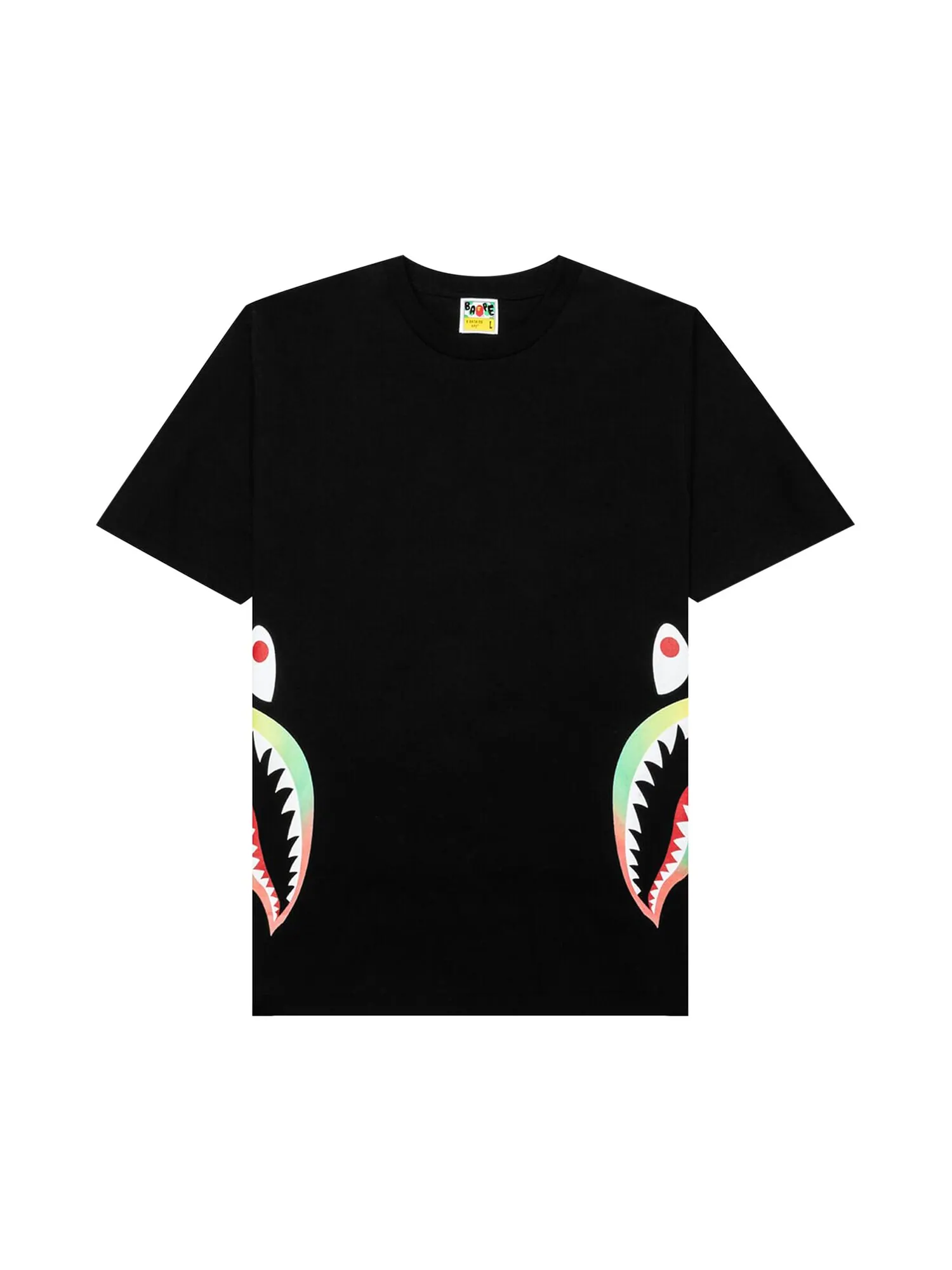 Футболка BAPE Gradation Side Shark