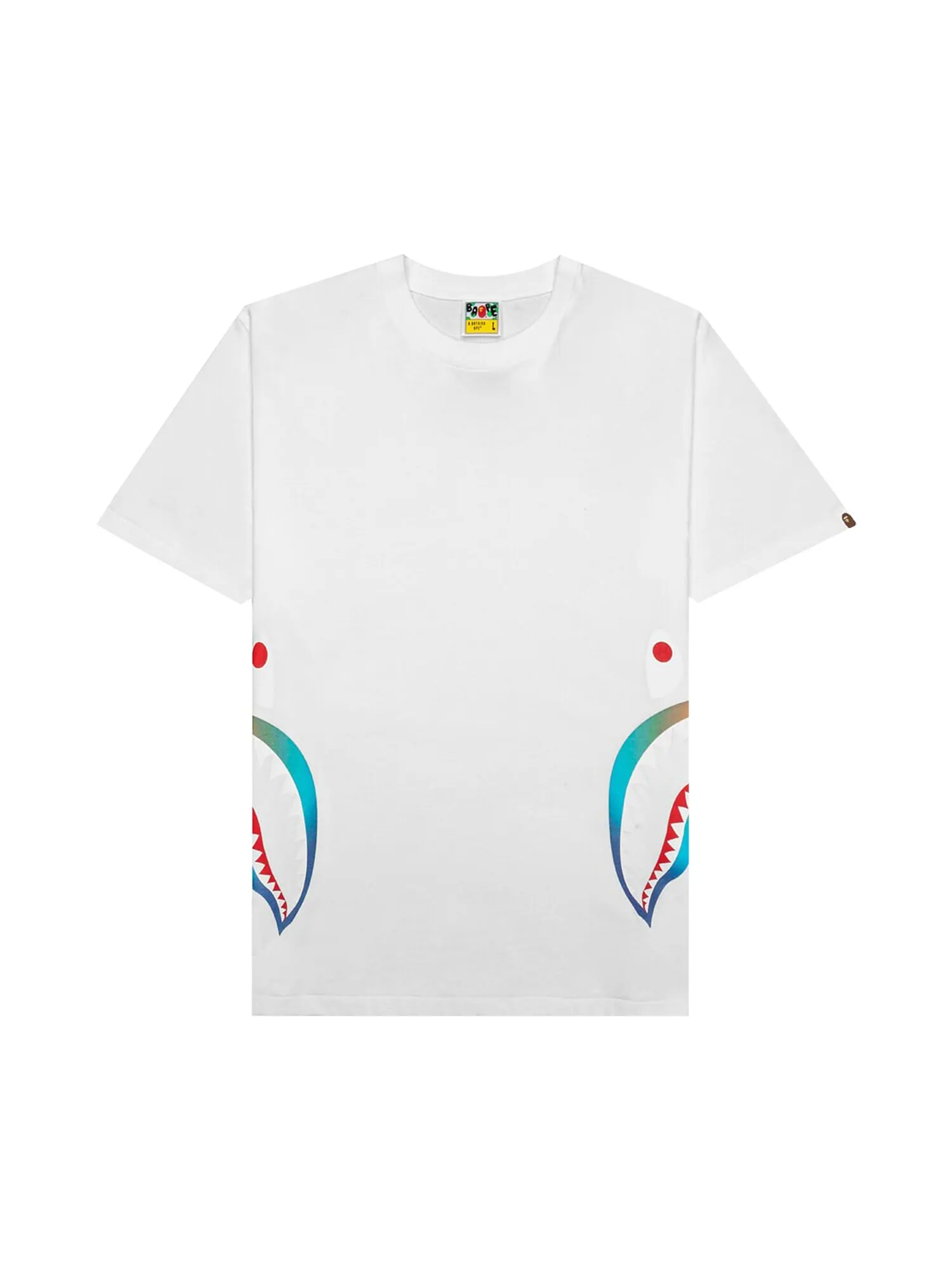 Футболка BAPE Gradation Side Shark
