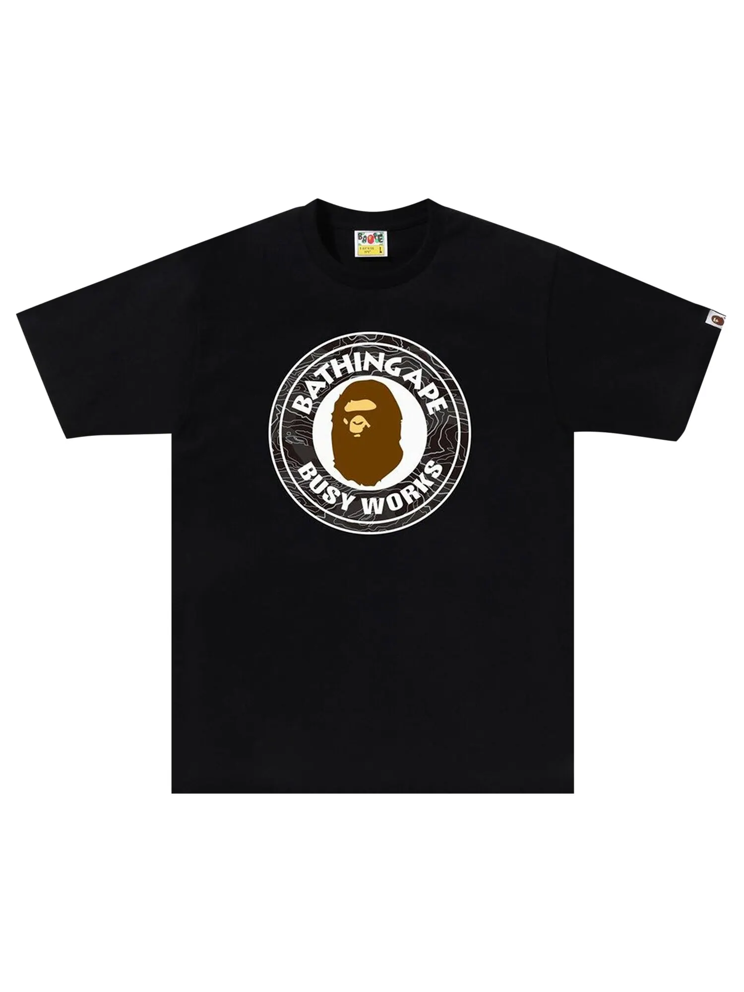 Футболка BAPE Layered Line Camo Busy Works
