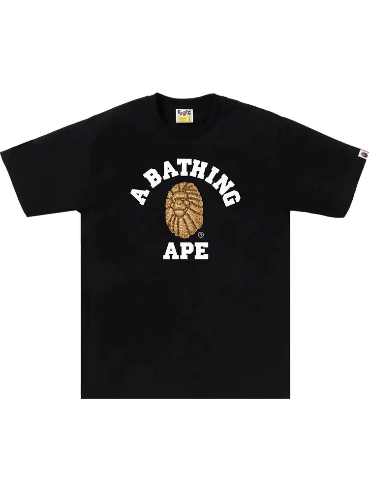 Футболка BAPE Jewels College 'Black' — изображение 1 из 1, черный