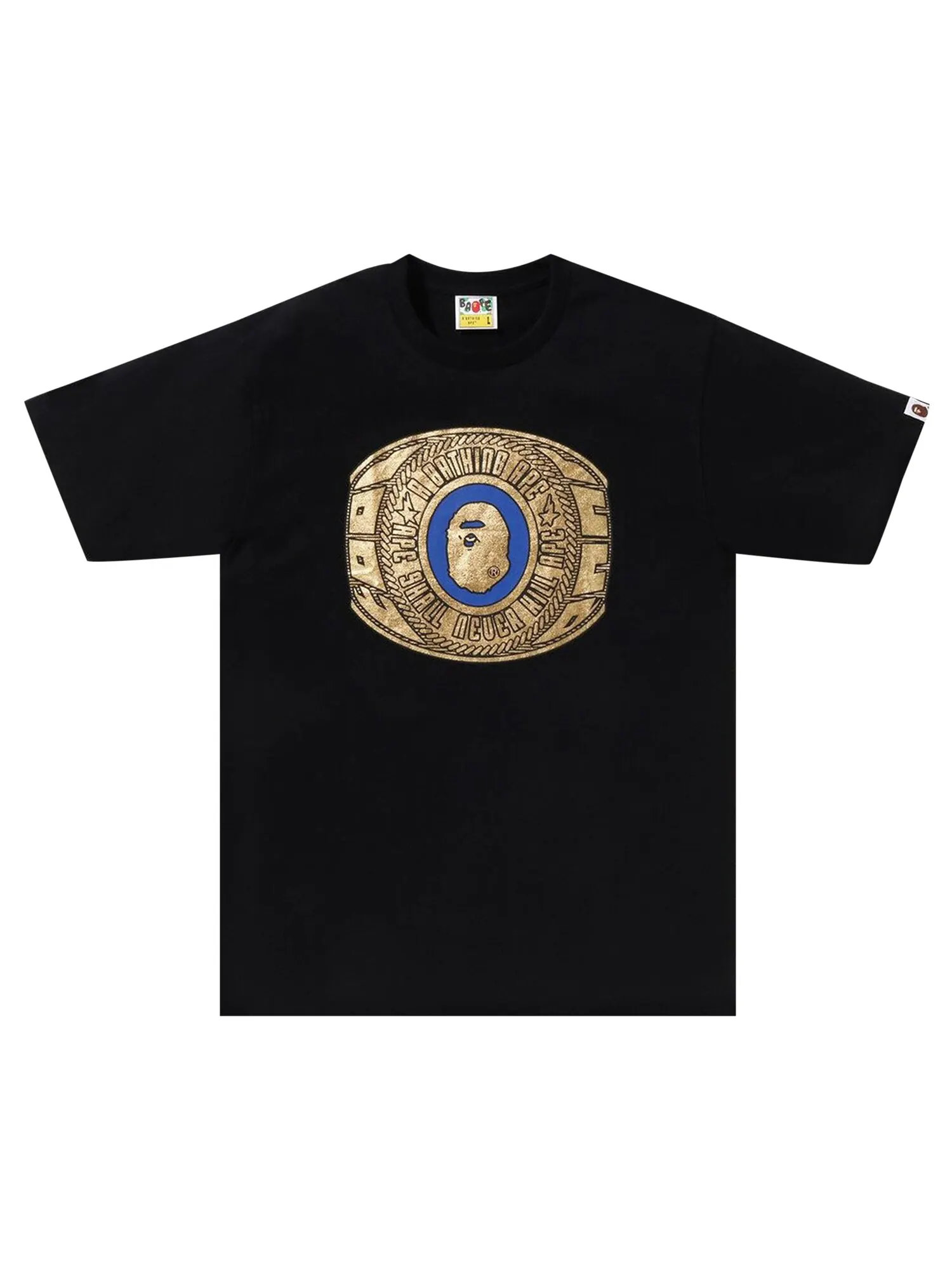 BAPE Футболка с кольцом Bape College из фольги