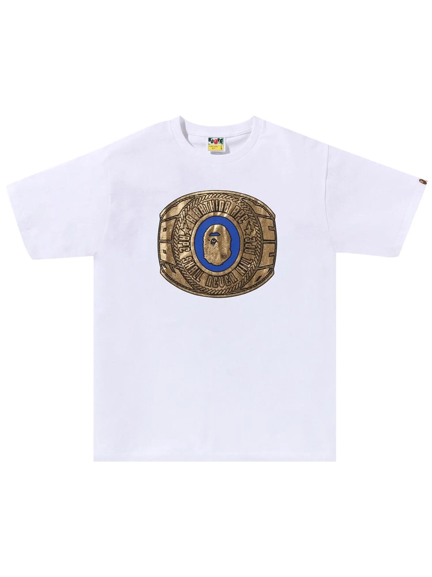 BAPE Футболка-кольцо Bape College из фольги