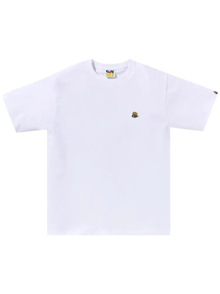 Футболка BAPE Bee One Point 'White' — изображение 1 из 1, белый