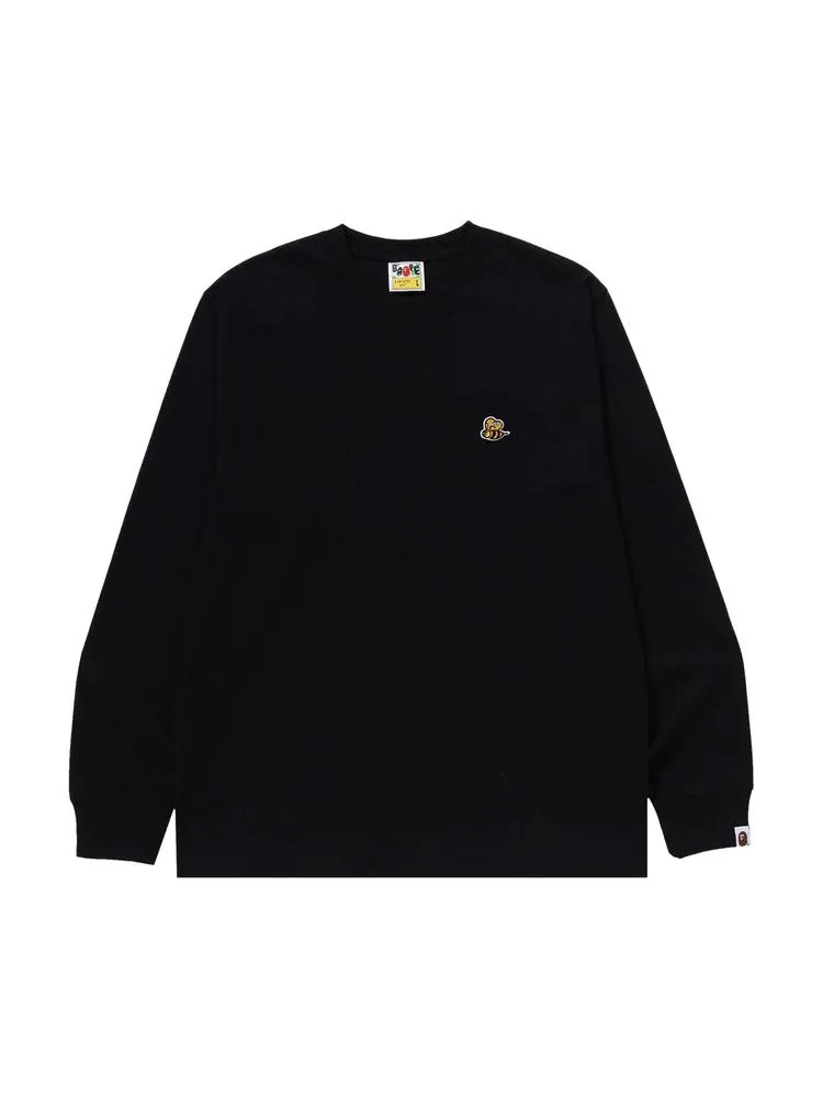 Футболка BAPE Bee One Point Long-Sleeve Tee — изображение 1 из 1, черный