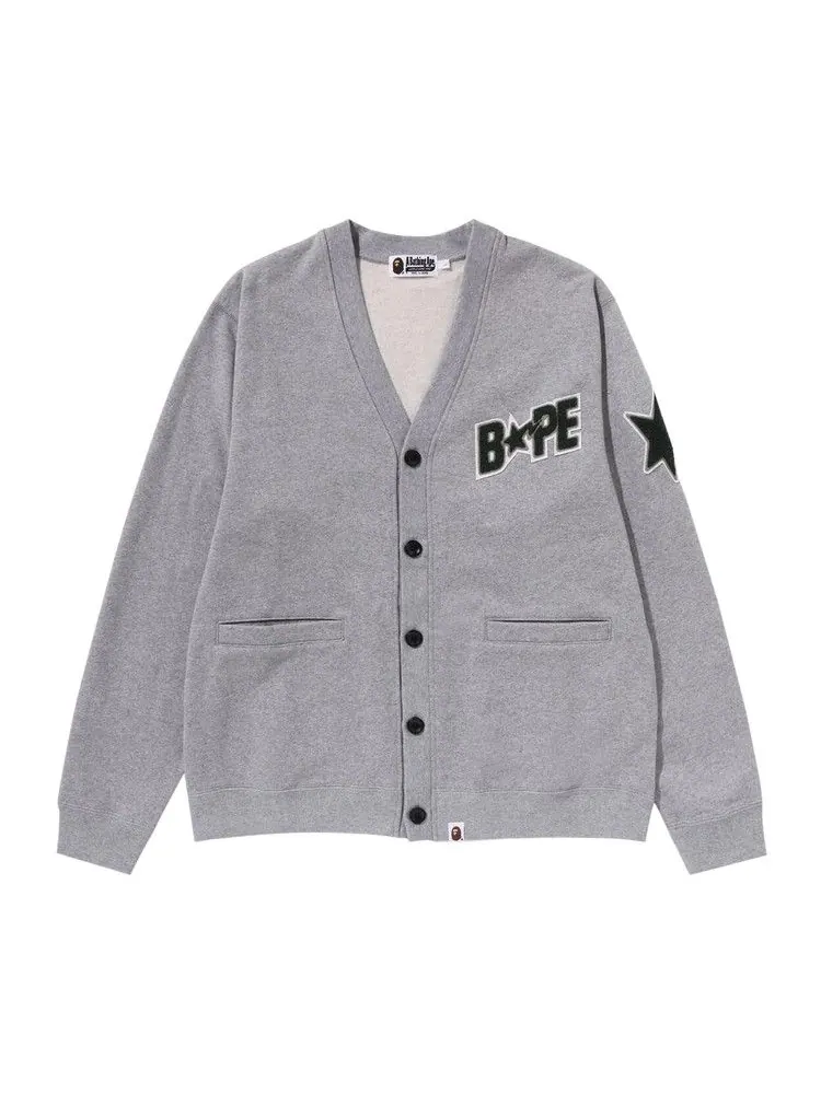 Кардиган BAPE Sta Sweat Cardigan — изображение 1 из 1, серый