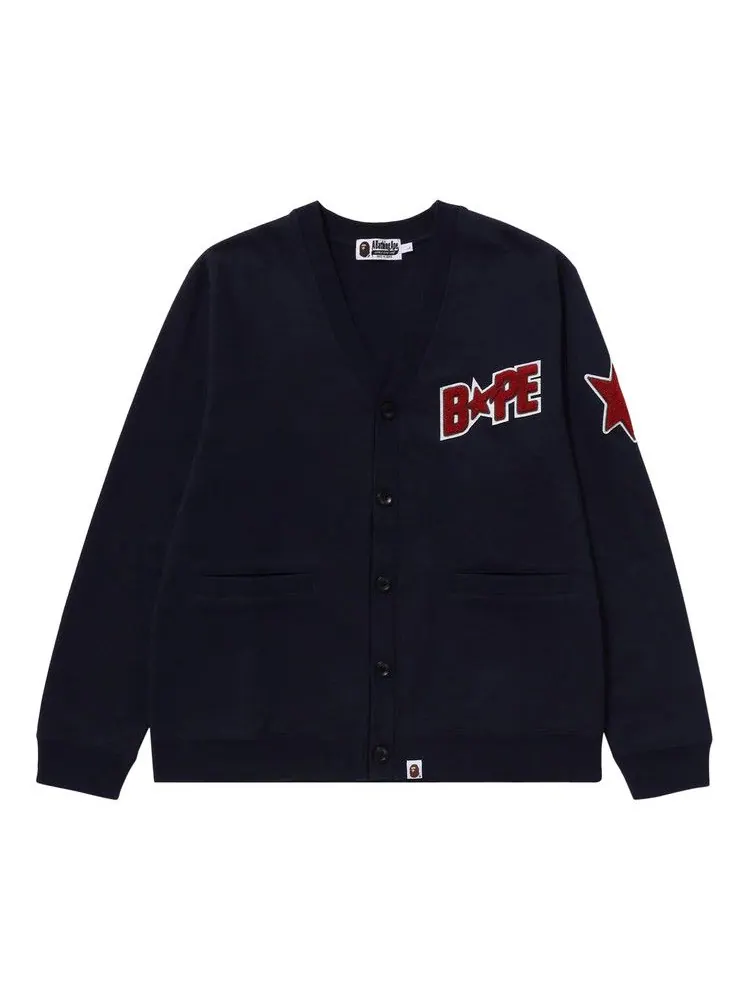 Кардиган BAPE Sta Sweat Cardigan — изображение 1 из 1, темно-синий