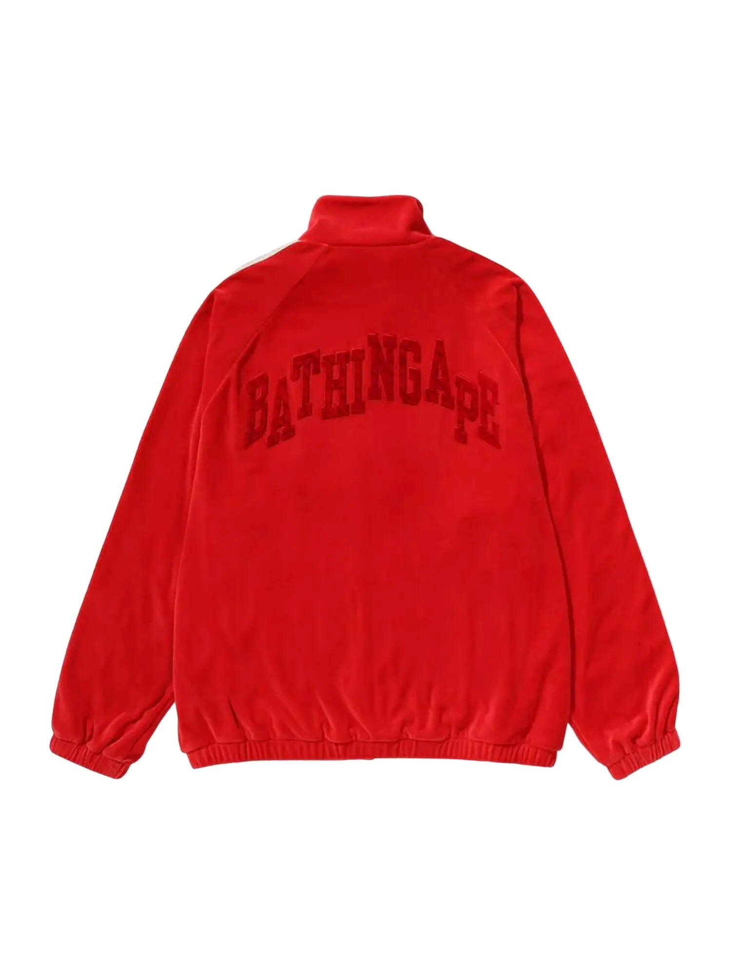Спортивная куртка с металлическим логотипом BAPE — изображение 2 из 2, красный