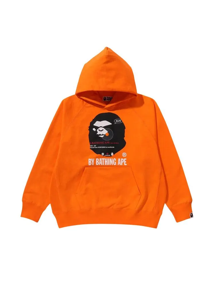 Худи BAPE By Bathing Ape Pullover Hoodie 'Orange' — изображение 1 из 2, оранжевый