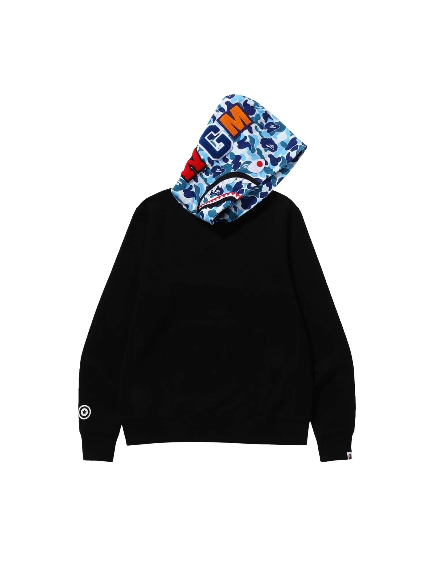 BAPE ABC Camo Shark Пуловер с капюшоном