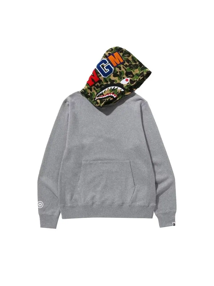 Пуловер BAPE ABC Camo Shark Pullover — изображение 1 из 2, серый
