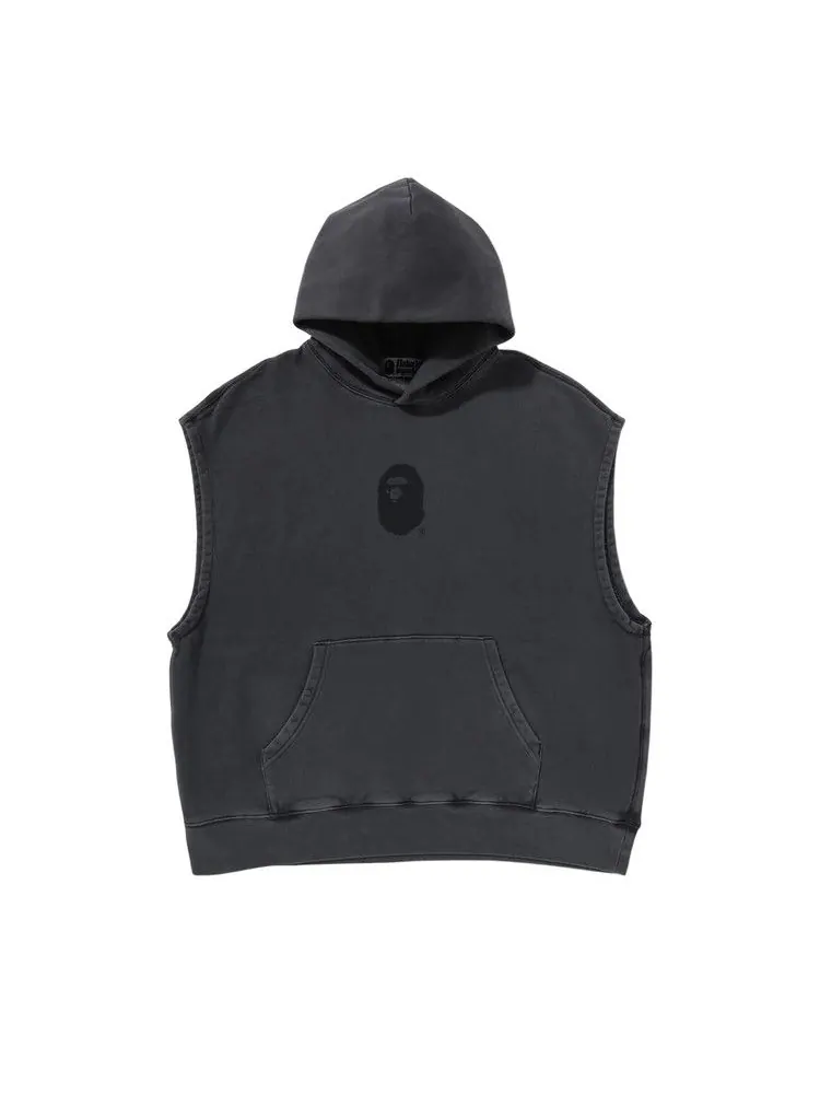 Худи BAPE Sleeveless Pullover Hoodie 'Charcoal' — изображение 1 из 1, серый