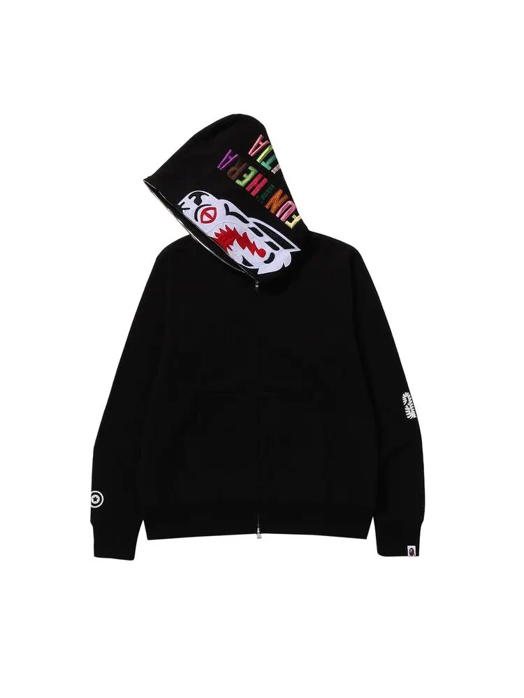 Худи BAPE Tiger Full Zip Hoodie — изображение 3 из 3, черный