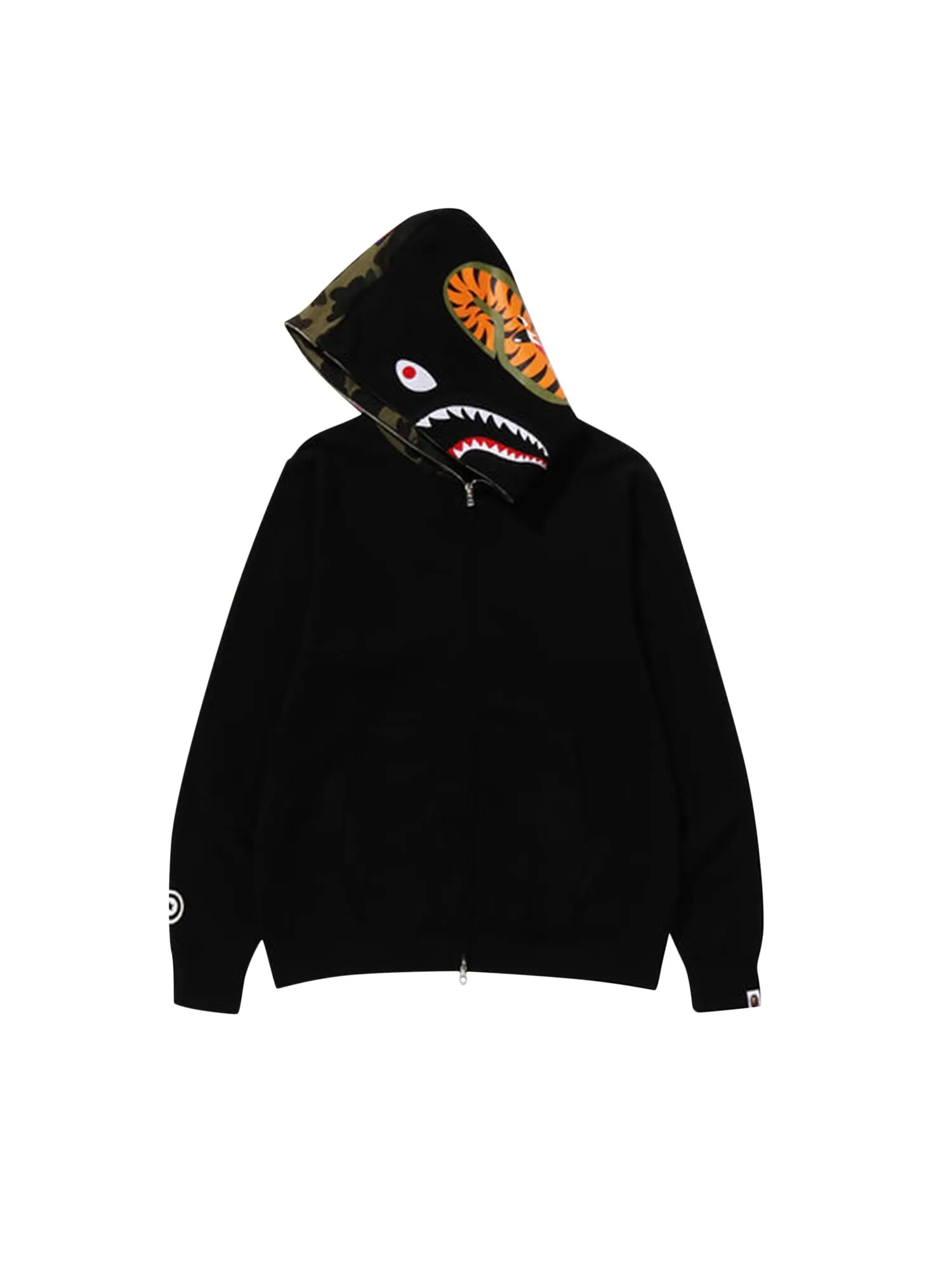BAPE Shark Толстовка на молнии во всю длину — изображение 3 из 3, черный