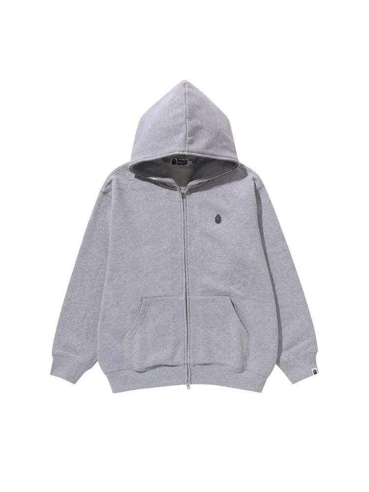Худи BAPE Metal One Point Full Zip Hoodie — изображение 1 из 1, серый