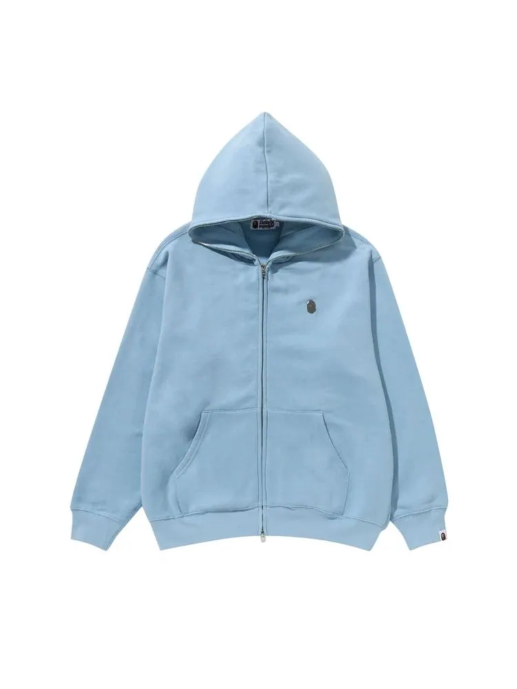 Худи BAPE Metal One Point Full Zip Hoodie, Sax — изображение 1 из 1, синий