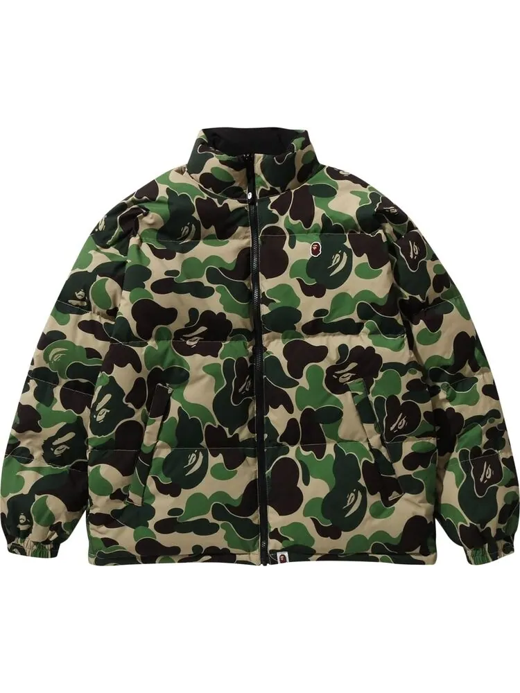 Куртка BAPE ABC Camo Reversible Down 'Green' — изображение 1 из 2, зеленый