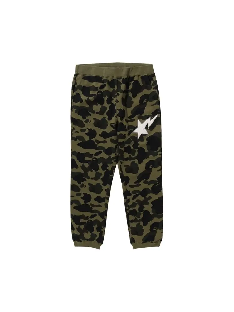 Спортивные брюки BAPE 1st Camos 'Green' — изображение 1 из 2, зеленый