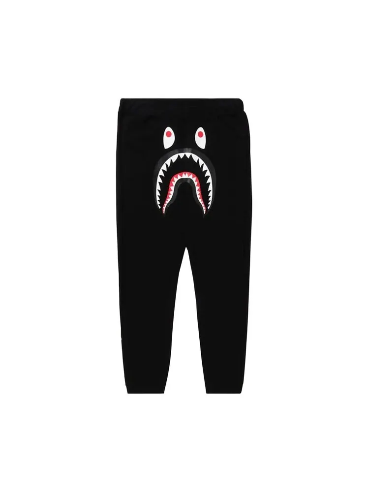 Спортивные брюки BAPE ABC Camo Sharks 'Black' — изображение 1 из 1, черный