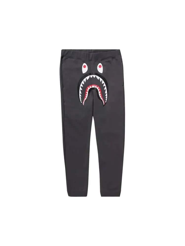 Спортивные брюки BAPE ABC Camo Sharks 'Charcoal' — изображение 1 из 2, серый