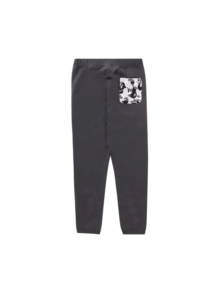 Спортивные брюки BAPE ABC Camo Sharks 'Charcoal' — изображение 2 из 2, серый