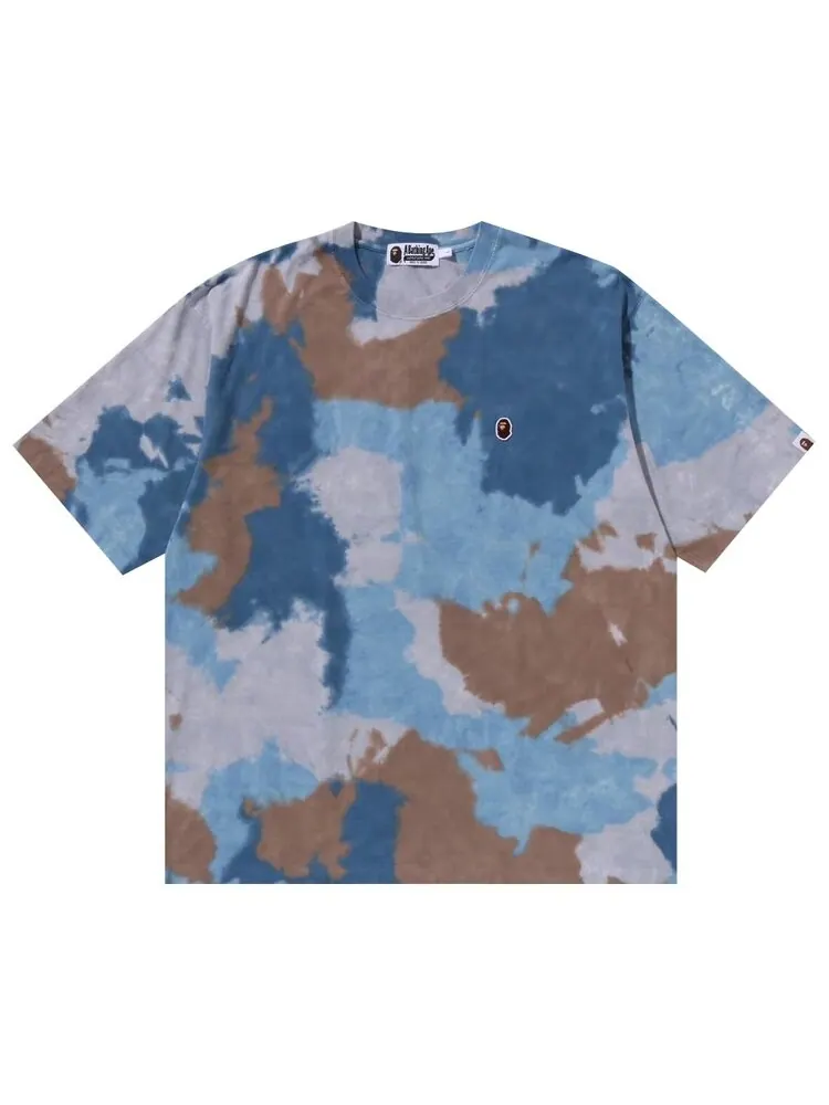 Футболка BAPE Chusen One Point Relaxed Fit Tee — изображение 1 из 1, синий