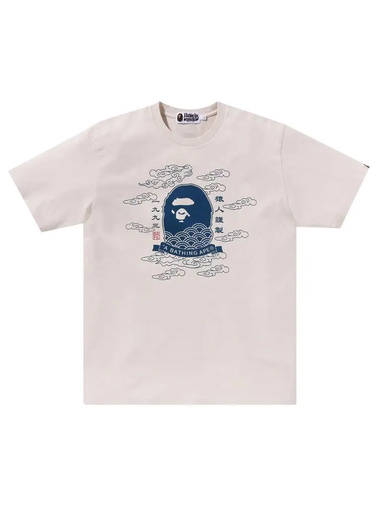 Футболка BAPE A Bathing Ape 31st Anniv. Ape Head Tee — изображение 1 из 4, белый