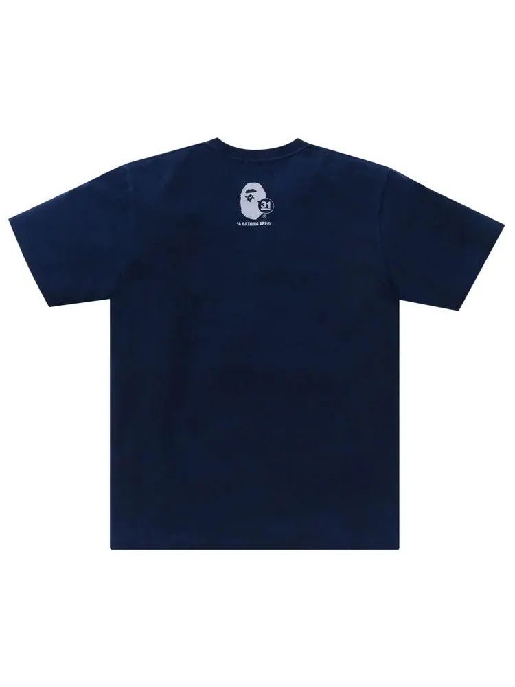 Футболка BAPE A Bathing Ape 31st Anniv. Ape Head Tee — изображение 2 из 4, синий