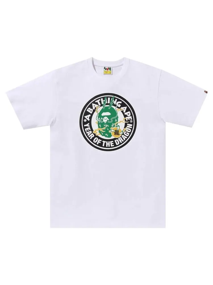 Футболка BAPE Year Of The Dragon 'White' — изображение 1 из 1, белый