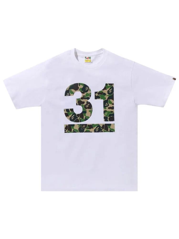 Футболка BAPE A Bathing Ape 31st Anniv. ABC Camo Tee — изображение 1 из 2, белый/зеленый