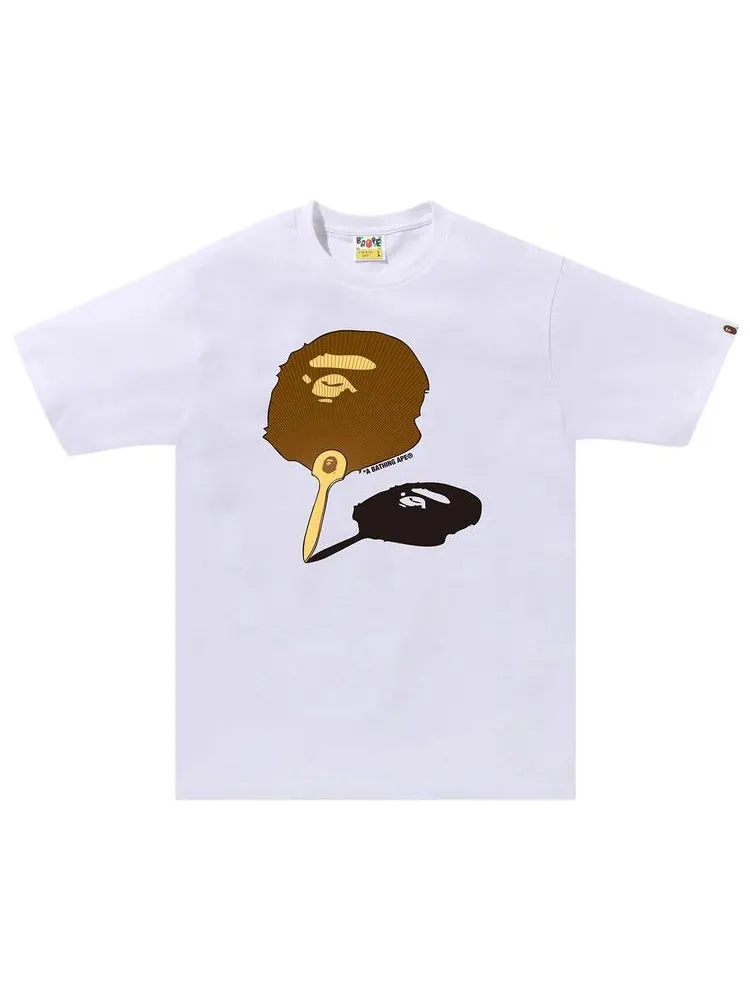 Футболка BAPE Japanese Fan Ape Head Tee — изображение 1 из 2, белый