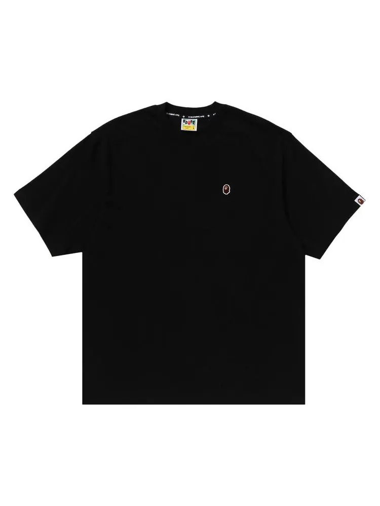 Футболка BAPE Ape Head One Point Relaxed Fit Tee — изображение 1 из 1, черный