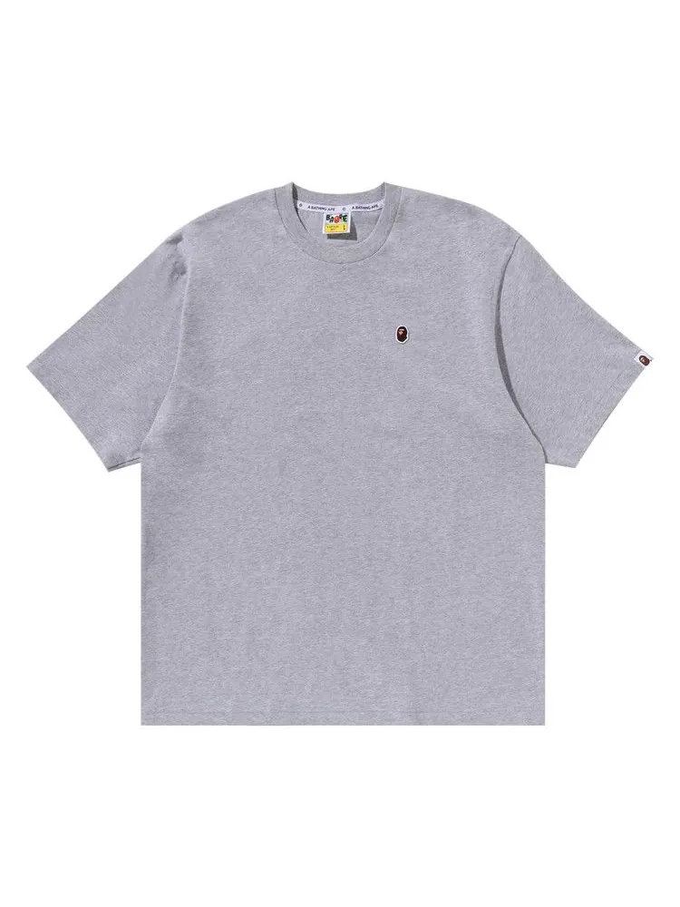 Футболка BAPE Ape Head One Point Relaxed Fit Tee — изображение 1 из 1, серый