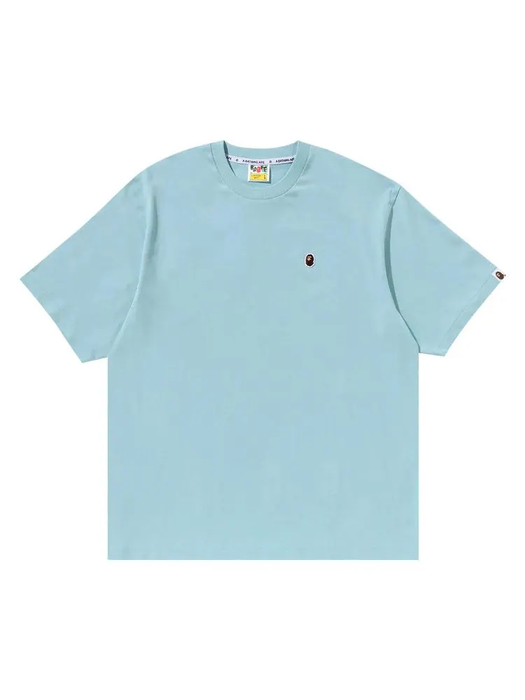 Футболка BAPE Ape Head One Point Relaxed Fit Tee, Sax — изображение 1 из 1, синий