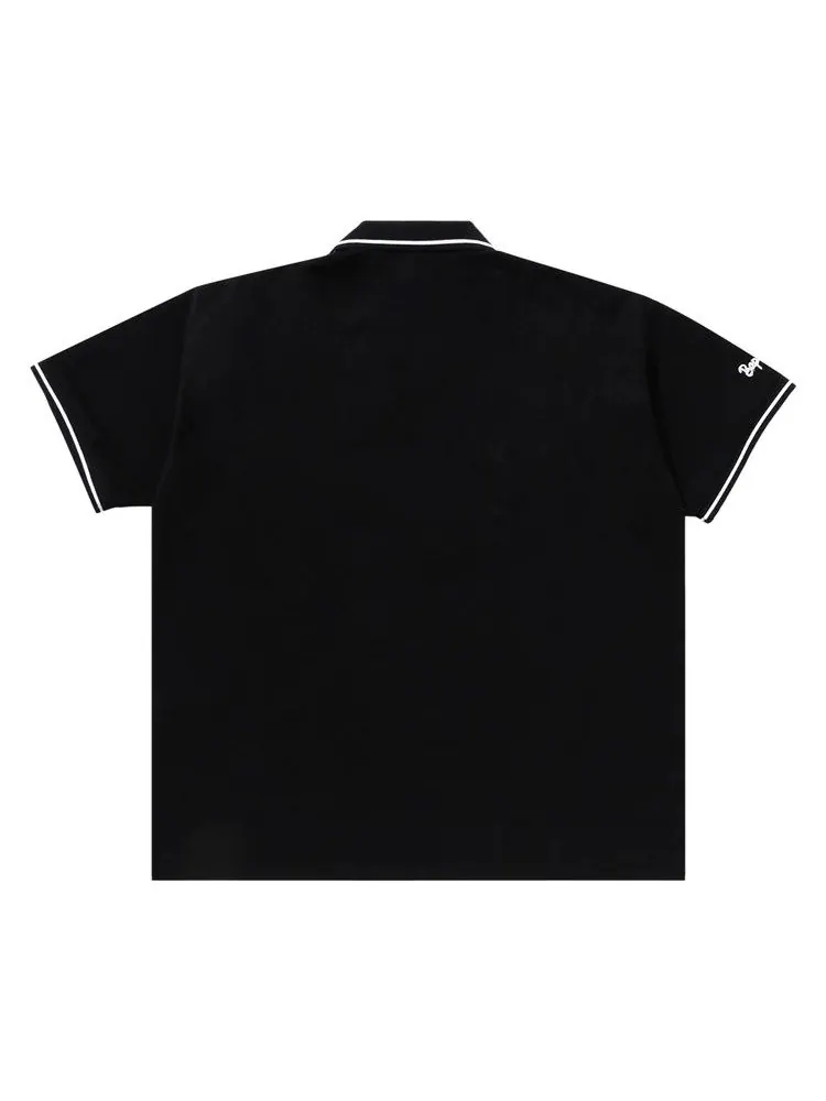 Поло BAPE One Point Logo Polo — изображение 2 из 2, черный