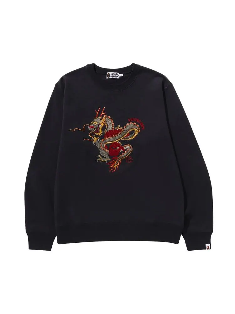 Свитер BAPE Year Of Dragon Crewneck — изображение 1 из 1, темно-серый