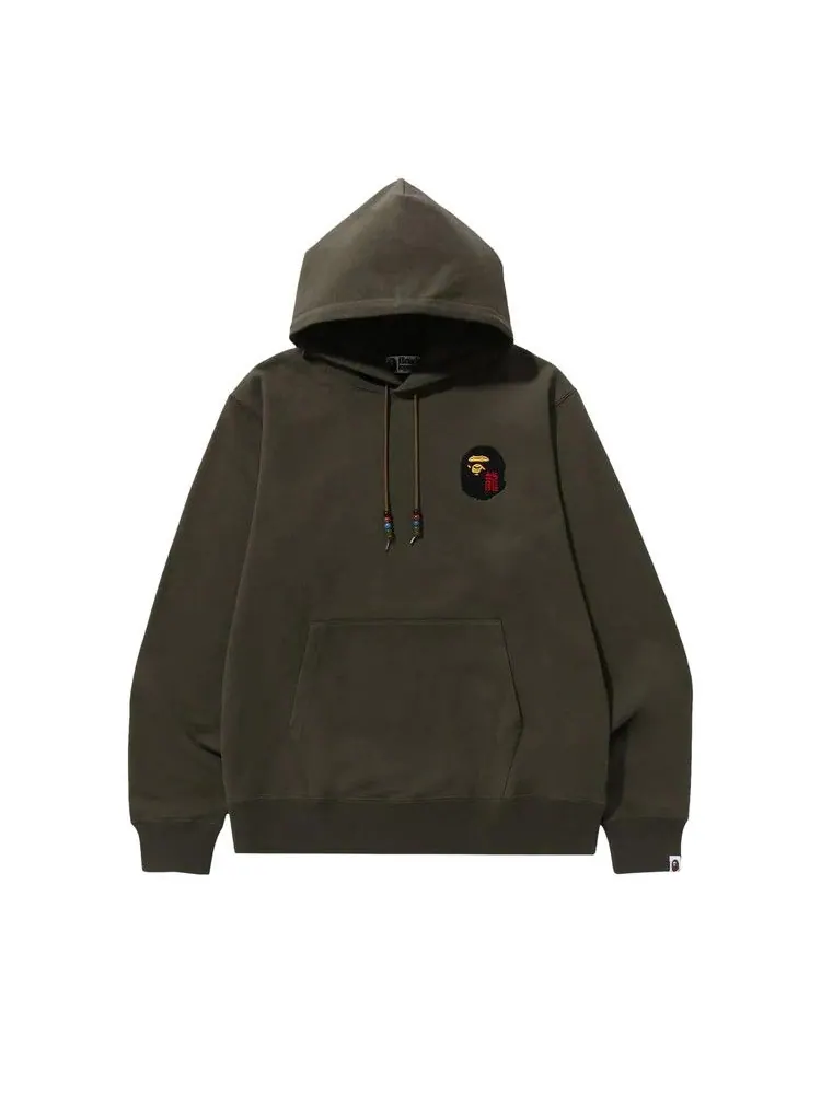 Худи BAPE Year Of Dragon Pullover Hoodie 'Olive Drab' — изображение 1 из 1, зеленый