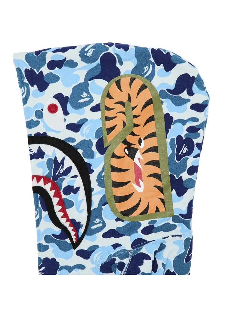 Худи BAPE ABC Camo Shark Full Zip Hoodie — изображение 5 из 5, синий