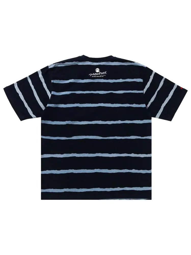 Футболка BAPE Discharge Print Relaxed Fit Tee — изображение 2 из 2, синий