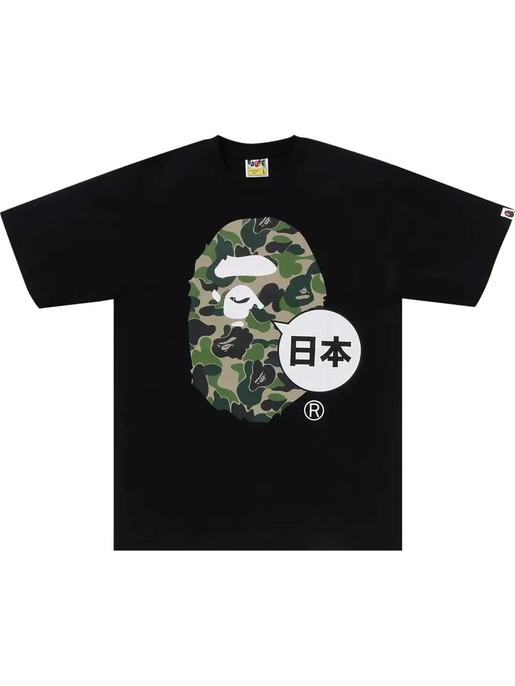 Футболка BAPE Japan Big Ape Head City 'Black' — изображение 1 из 1, черный