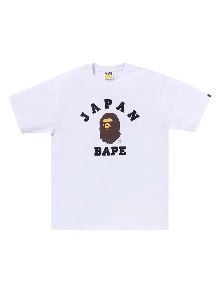 Футболка BAPE Japan College City 'White' — изображение 1 из 1, белый