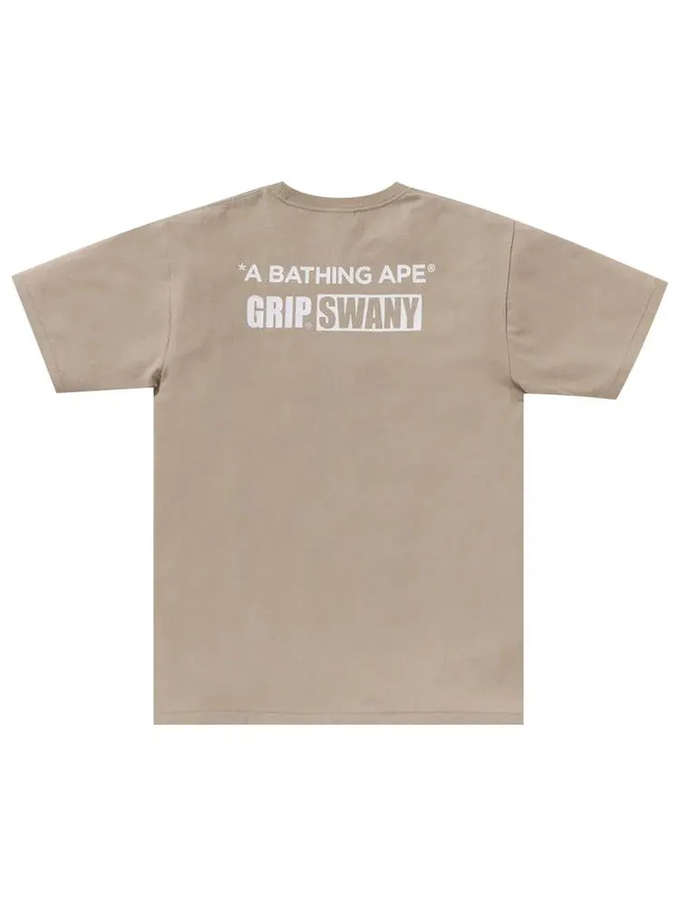 Футболка BAPE x Grip Swany Tee — изображение 2 из 2, бежевый