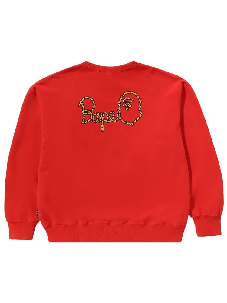 Свитер BAPE x Sean Wotherspoon 4Way Crewneck — изображение 2 из 2, красный