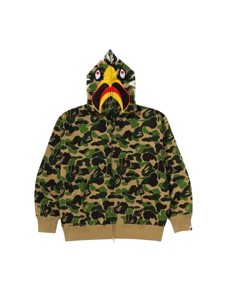 Худи BAPE x Readymade ABC Camo Eagle Relaxed Fit Full Zip Hoodie — изображение 1 из 3, зеленый