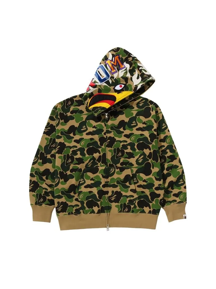 Худи BAPE x Readymade ABC Camo Eagle Relaxed Fit Full Zip Hoodie — изображение 2 из 3, зеленый