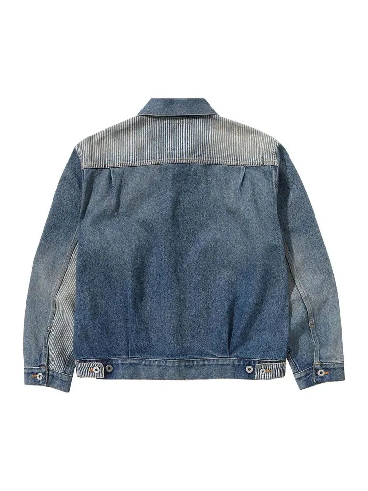Куртка BAPE x Sean Wotherspoon Crazy Denim Jacket — изображение 2 из 3, синий